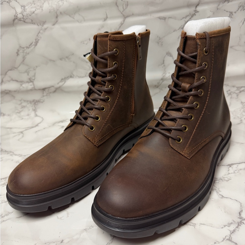 Aldo Dark Brown Men's Lace-Up Boots
